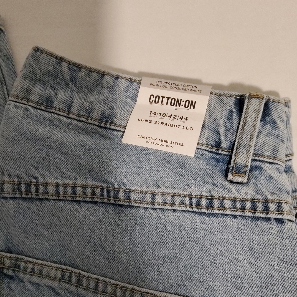 NWT - Cotton On Long Straight Leg Jeans - Picture 3 of 5